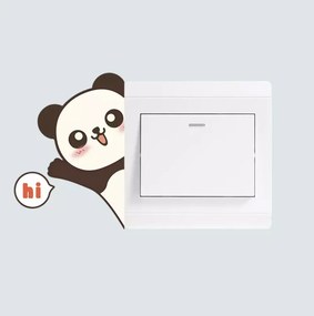 Panda - nálepka nad vypínač
