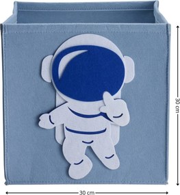 Dětský úložný box ASTRONAUT modrý