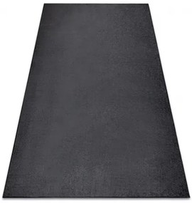 Koberec SANTA FE čierna 98 hladký, Jednotný jednofarebný Veľkosť: 100x200 cm