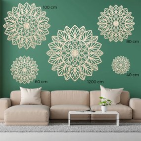 Drevená mandala na stenu, drevená dekorácia I SENTOP PR0255