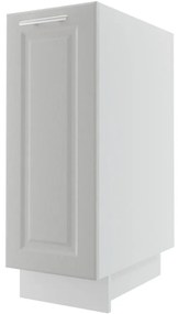 Kuchynská skrinka Emporium D1D/30 light grey stone/biela