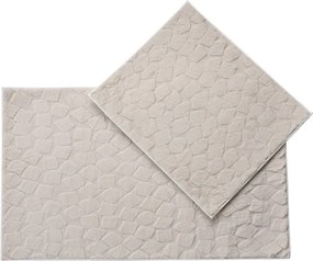 Béžové kúpeľňové predložky v súprave 2 ks 60x100 cm Rabbit – Foutastic