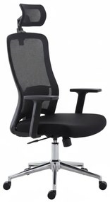 Kancelárska ergonomická stolička Neoseat ZENA — čierna, nosnosť 150 kg