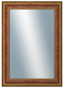 DANTIK - Zrkadlo v rámu, rozmer s rámom 50x70 cm z lišty HRAD červená (3006)