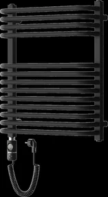 Mexen Apollo, elektrické vykurovacie teleso 660x550 mm+ vykurovacia tyč 600 W, čierna, W117-0660-550-2600-70