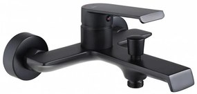 Vaňová batéria s vaňovou sadou Rea Hass čierna