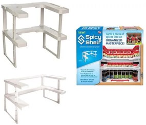 Verk Police na korenie Spicy Shelf biela