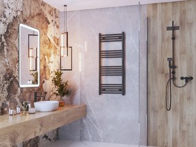 Gamma Erga Basic, vykurovacie teleso 1200x500 mm, 482 W, čierna, ERG-LAV-BASIC-12050-BK