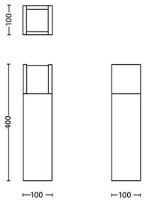 Philips - LED Vonkajšia lampa ARBOUR LED/3,8W/230V 40 cm IP44