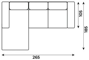 PROXIMA.store - Rohová sedačka plocha spania 138x210 - MERANO TYP ROHU: Ľavý, SKUPINA LÁTOK: Skupina 1