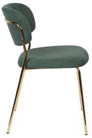 Tmavozelené jedálenské stoličky v súprave 2 ks Jolien - White Label