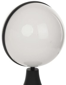 Exteriérové svietidlo Circulo, 1x biele plastové tienidlo, b
