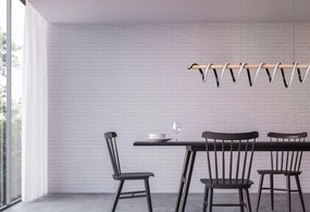 Toolight Toolight, LED stropné svietidlo 120cm 30W 4000K APP1288-CP, čierna-hnedá, OSW-00943