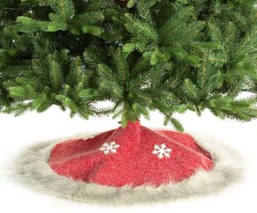 Podložka pod Vianočný stromček 417B červená