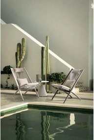 Hliníkový okrúhly záhradný stolík ø 50 cm Aloha – Bizzotto