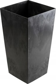 Sada 3 ks květináčů Walter černý beton