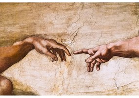 Reprodukcia obrazu Michelangelo Buonarroti - Creation of Adam, 70 x 45 cm
