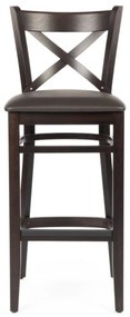 XTON 04 SG UP AMERICAN WALNUT DREVENÁ BAROVÁ STOLIČKA S PODSEDÁKOM brown