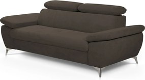 Trojsedák Gisele, tmavo hnedá espresso látka