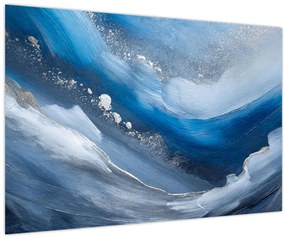 Obraz - Abstrakcia oceánu (90x60 cm)