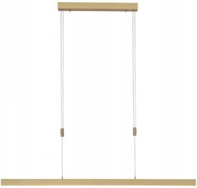 Paul Neuhaus Led závesné svietidlo, lineárne, matná mosadz, 2700-5000K, 179 c