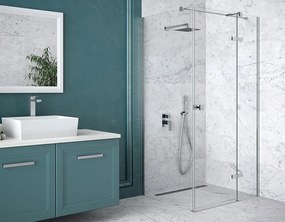 Besco Štvorcový sprchový kút PIXA SQ 90x90, výška 195 cm - bez vaničky BESCO-Orientácia: Ľavá