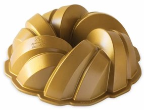 Plech na pečenie Nordic Ware Anniversary Braided bundt, 12 šálok, zlatý, 95577