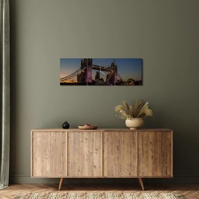 Obraz - Tower bridge (s hodinami) (90x30 cm)