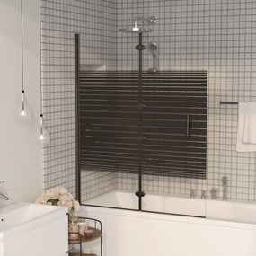 Skladací sprchový kút ESG 100x140 cm čierny 150741