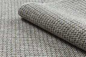 Metrážny koberec CASABLANCA LOOP svetlosivý