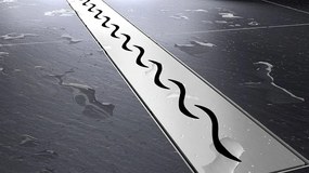 Odtokový sprchovací žľab MAXMAX Rea WAVE