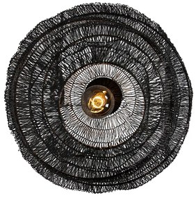 Orientálne stropné svietidlo čierne 45 cm - Vadi