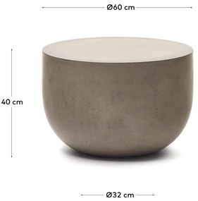 Okrúhly záhradný odkladací stolík ø 60 cm Garbet – Kave Home