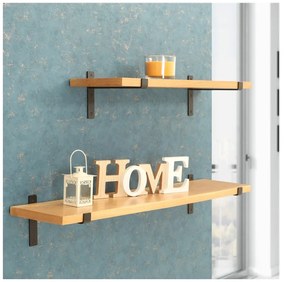 Polica na stenu s konzolou Lara 50 cm MANGO