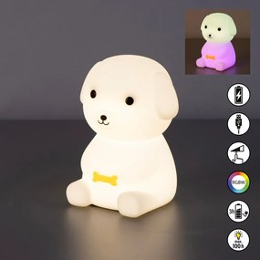 Biele detské nočné svietidlo Leo – Fischer &amp; Honsel