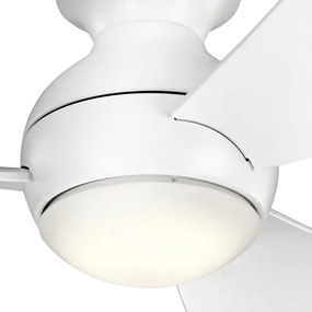Kichler KLF-SOLA-34-WHT-LED Stmievateľný stropný ventilátor SOLA 10W/230V IP23+DO