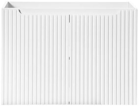 Koupelnová sestava Nova White 80 cm se skříňkami a umyvadlem bílá/dub evoke