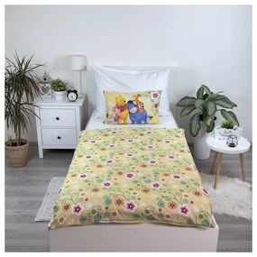 Bavlnená detská obliečka do postieľky 100x135 cm Winnie-the-Pooh – Jerry Fabrics
