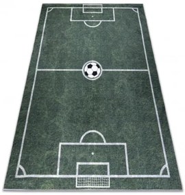 Detský koberec protišmykový BAMBINO 2138 Futbalové ihrisko, zelený