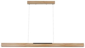 LED Luster na lanku LED/22W/230V 4000K 120 cm borovica/masív