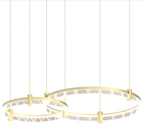 Závesné LED svietidlo Elegance, 2x LED 72w, 4000k, g