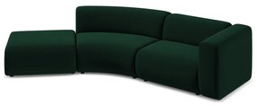 Tmavozelená zamatová leňoška (ľavý roh) Ekahi – Makamii
