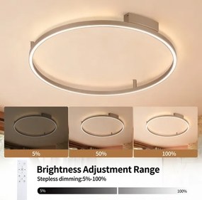 Brilagi - LED stmievateľné svietidlo PORTOFINO LED/60W/230V pr. 80 cm béžová + DO