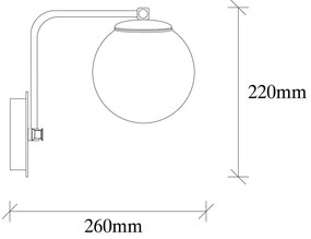 Nástenné svietidlo v zlatej farbe ø 15 cm Daisy – Opviq lights