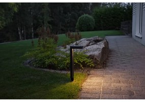 Vonkajšie solárne LED svietidlo Star Trading Vicini, výška 38 cm