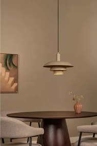 Lucide 21444/38/41 - Luster na lanku BRUNO 1xE27/40W/230V béžový