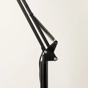 BRILAGI - Flexibilná stojacia lampa TASKER 1xE27/60W/230V 184 cm čierna