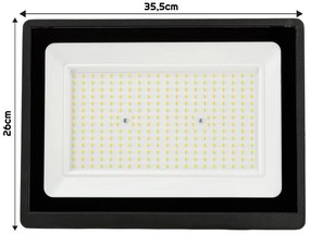 BERGE LED reflektor 200W - 2v1 - studená biela