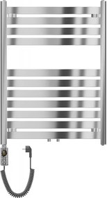 Mexen Uran, elektrické vykurovacie teleso 800x600 mm + vykurovacia tyč 300 W, chrómová, W105-0800-600-2300-01