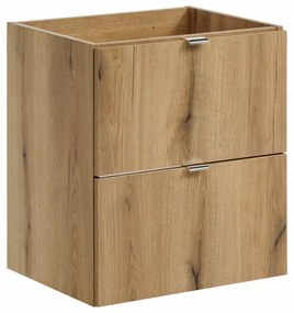 Závěsná skříňka pod umyvadlo Nova Oak s deskou 50 cm dub coast evoke